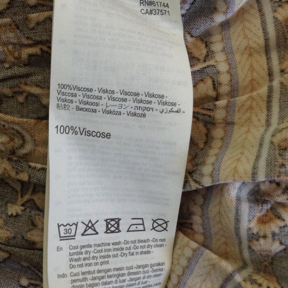 NWT Rip Curl "XL" Short Sleeve, Floral Midi Dreamer Dress, Bohemian Chic, Classy - Picture 8 of 9